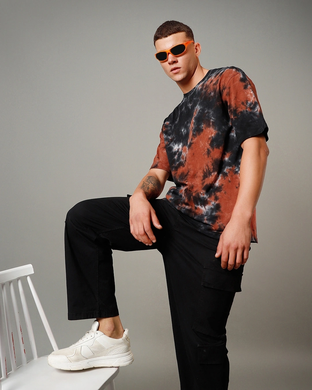 men-tie-dye-oversize-plain-t-shirt-7-574176-1689936931-1.webp Men's Black & Orange Tie & Dye Oversized T-shirt - Image 1