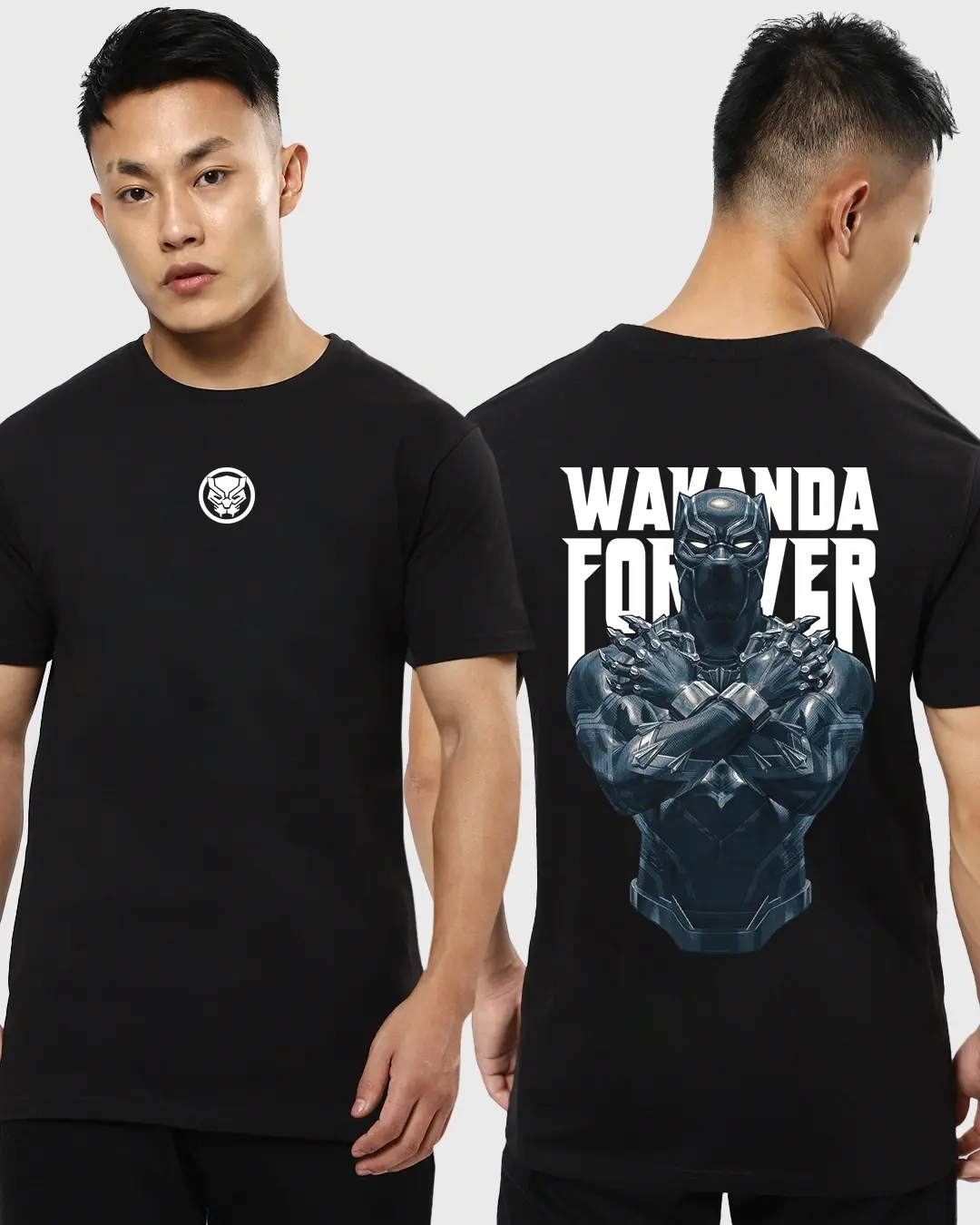 the-king-half-sleeve-t-shirt-543363-1663760009-1.webp Men's Black The King Graphic Printed T-shirt - Image 1
